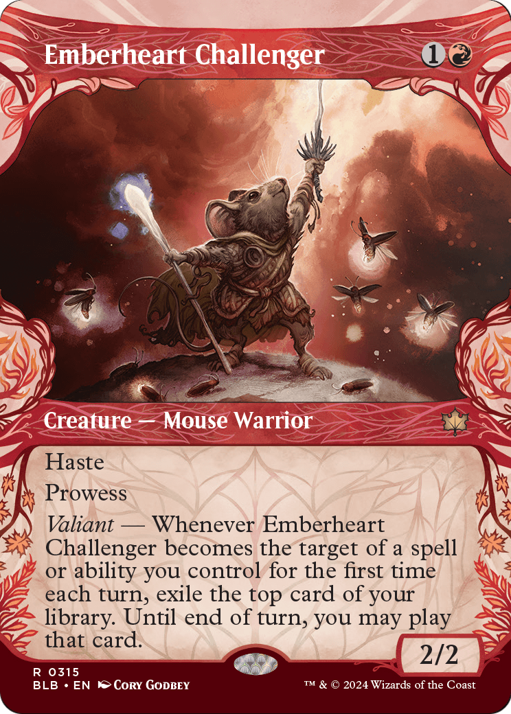 Emberheart Challenger (Showcase) [Bloomburrow] Foil