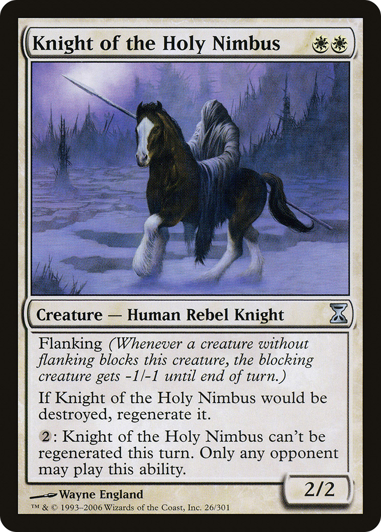 Knight of the Holy Nimbus [Time Spiral] Foil