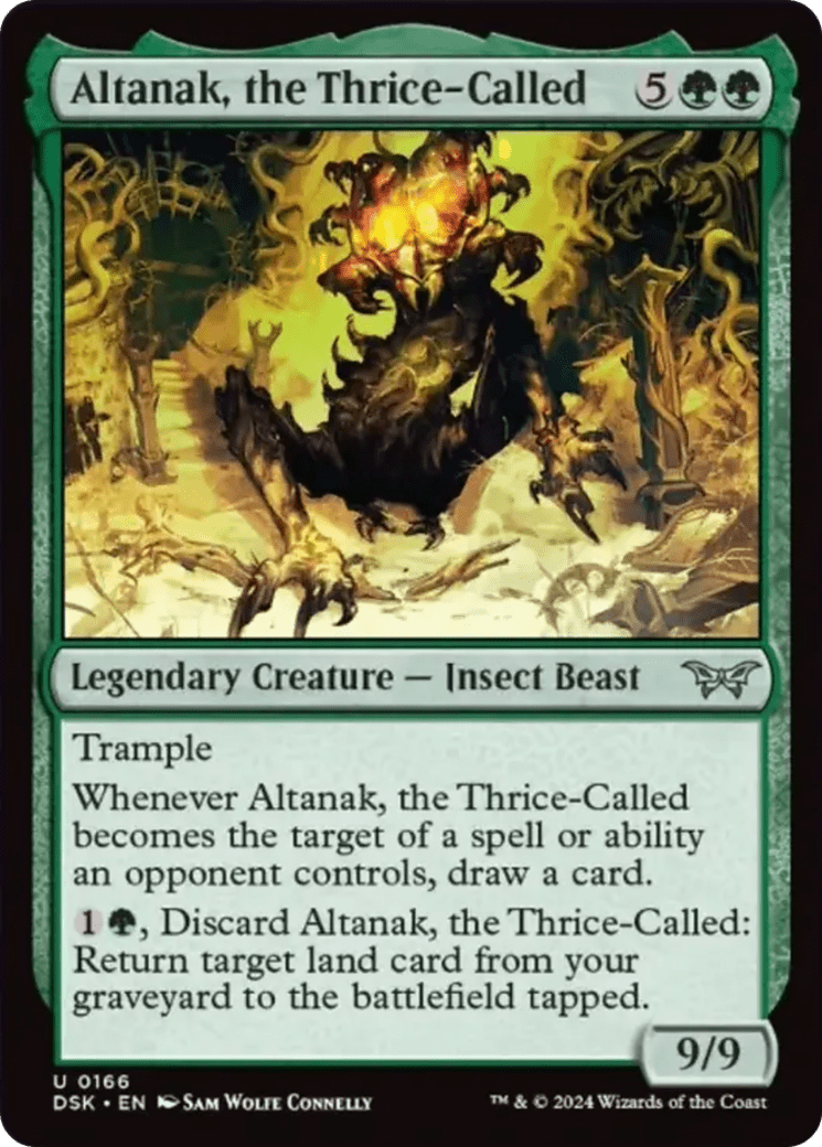 Altanak, the Thrice-Called [Duskmourn: House of Horror] Foil