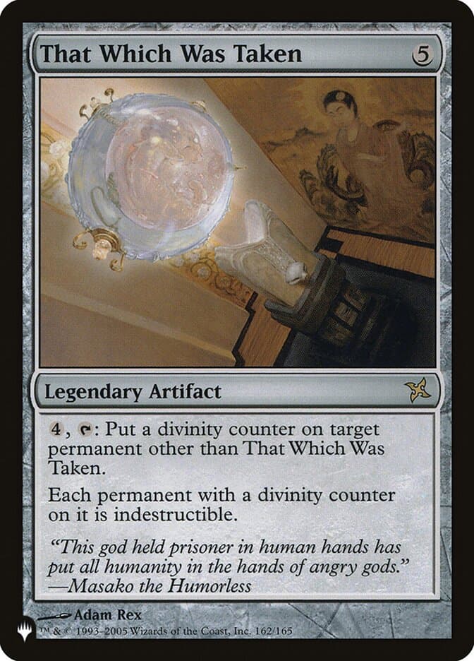 That Which Was Taken |  (BOK-162) [The List]