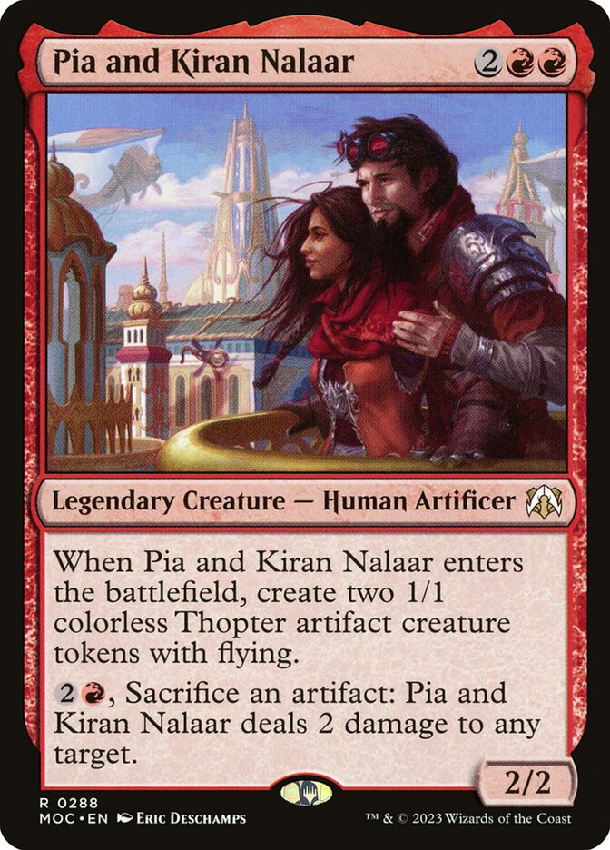 Pia and Kiran Nalaar 288 (Commander: March of the Machine) 