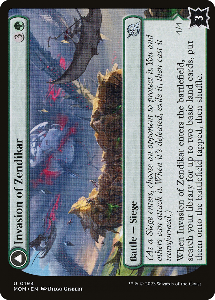 Invasion of Zendikar // Awakened Skyclave [March of the Machine] Foil