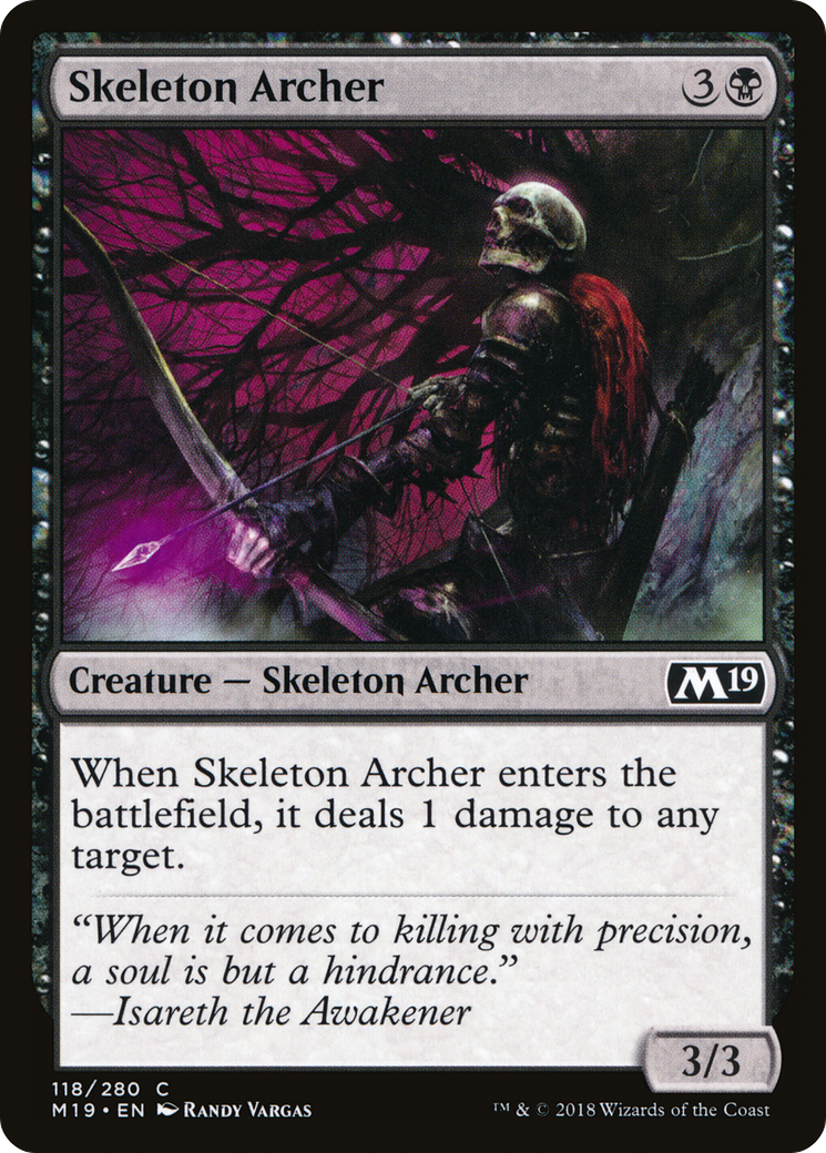 Skeleton Archer [Core Set 2019] Foil