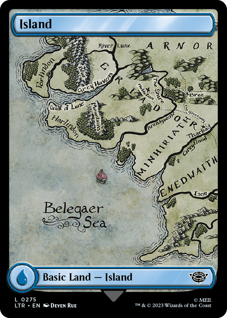 Island (275) [The Lord of the Rings: Tales of Middle-Earth] Foil