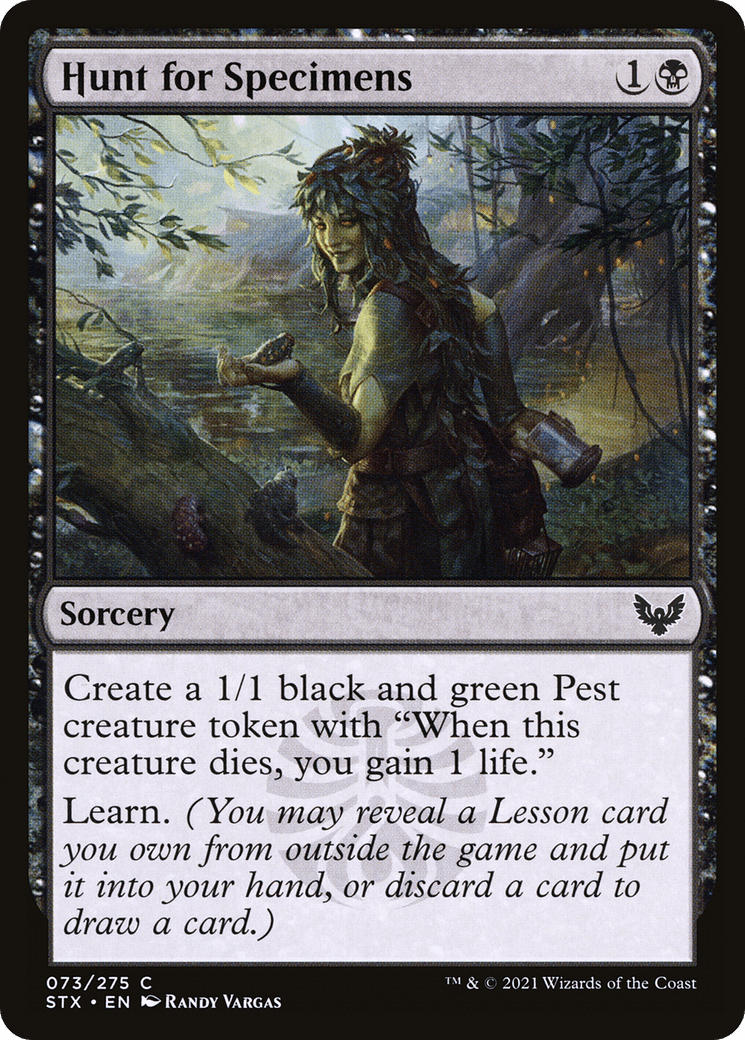 Hunt for Specimens [Strixhaven: School of Mages] Foil