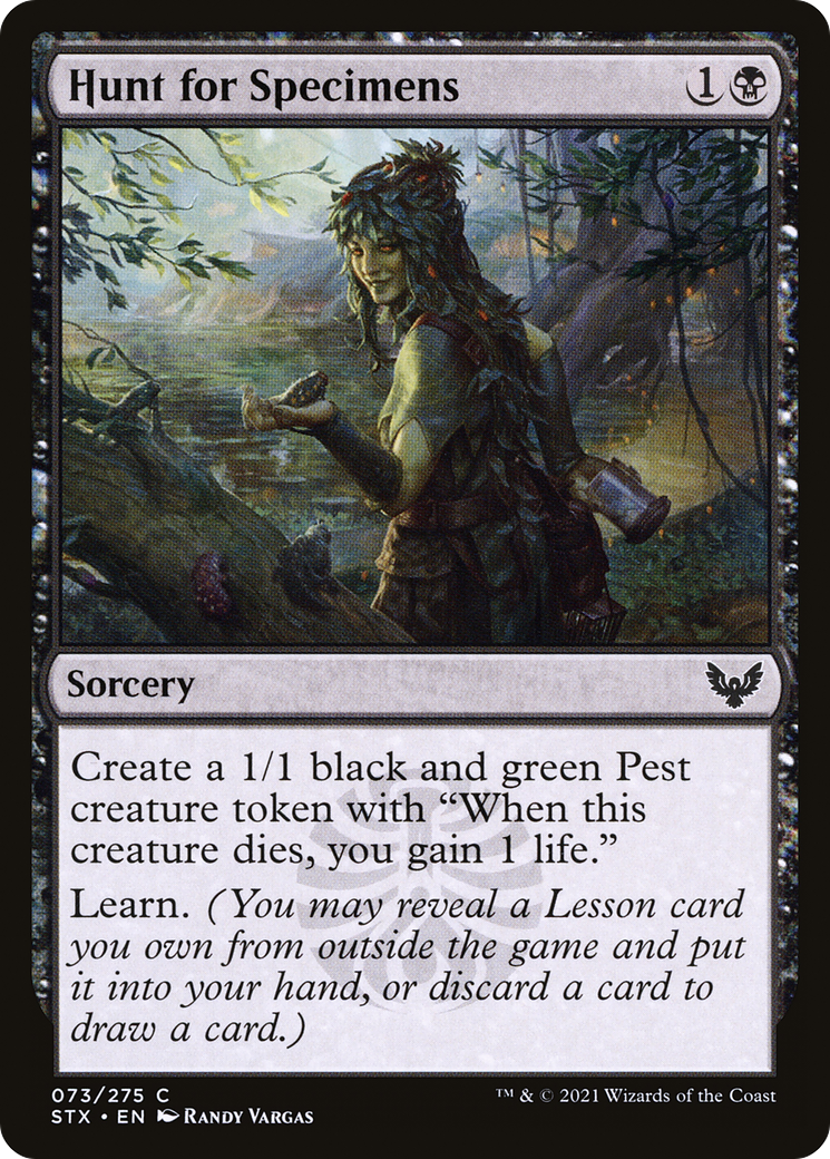 Hunt for Specimens [Strixhaven: School of Mages] Foil