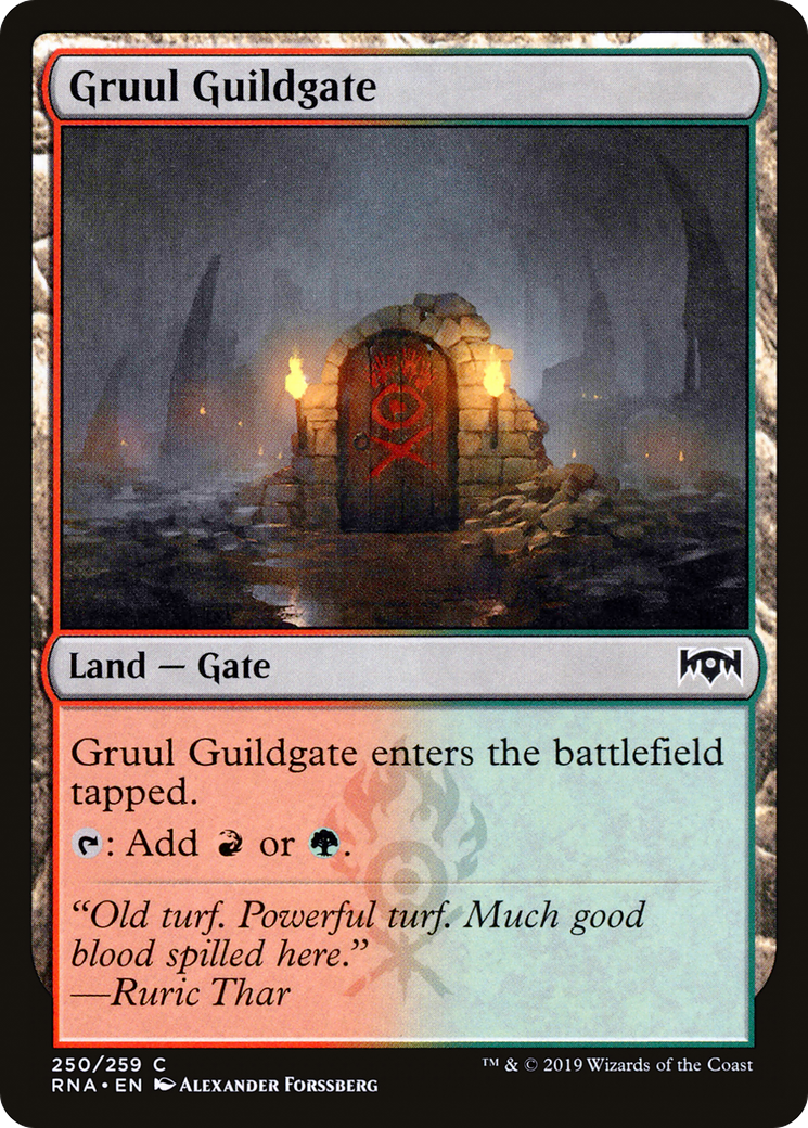 Gruul Guildgate (250/259) [Ravnica Allegiance] Foil