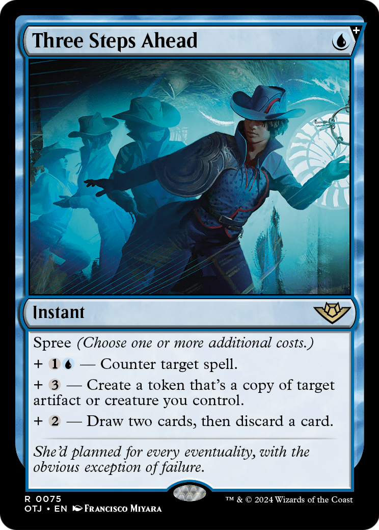Three Steps Ahead [Outlaws of Thunder Junction] Foil