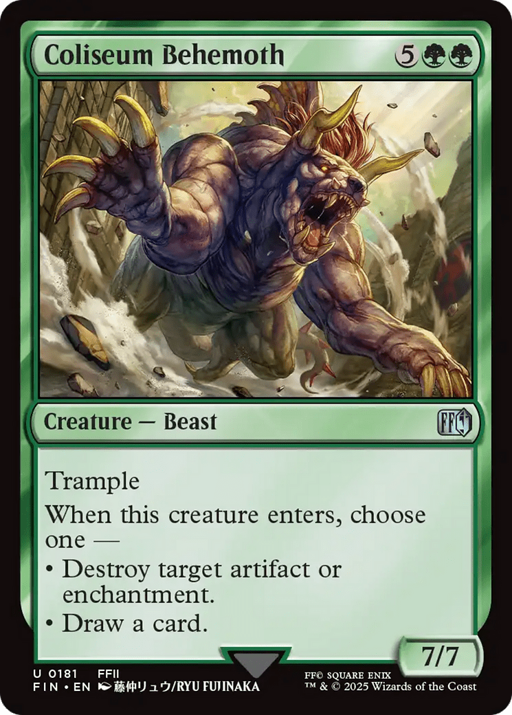 Coliseum Behemoth (181) [FINAL FANTASY]  Foil