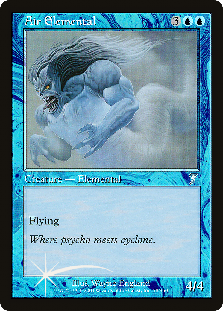 Air Elemental [Seventh Edition] Foil