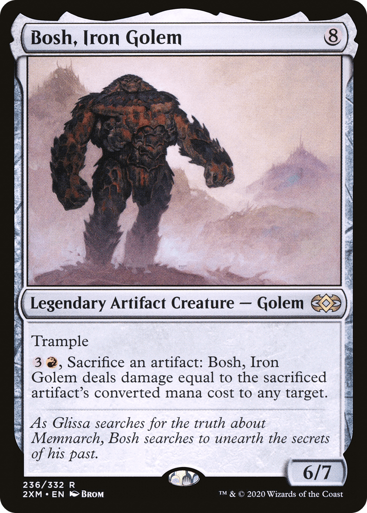 Bosh, Iron Golem [Double Masters] Foil
