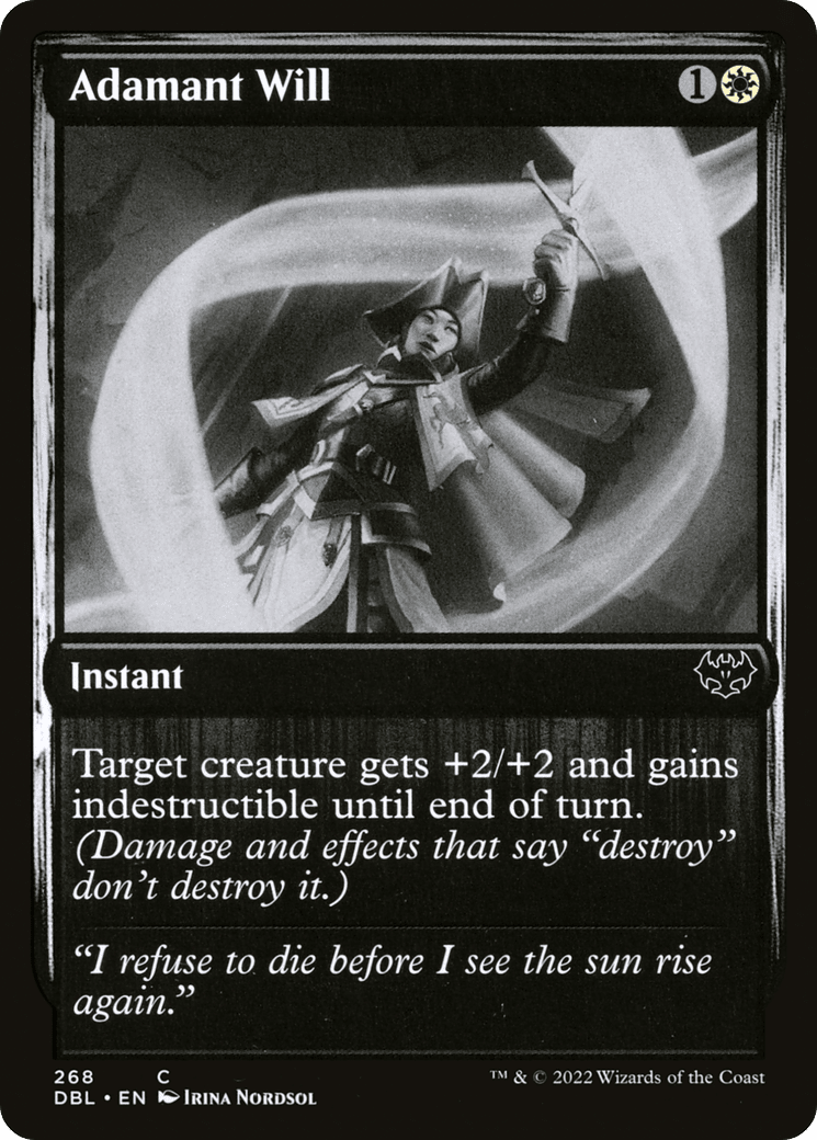 Adamant Will [Innistrad: Double Feature] Foil