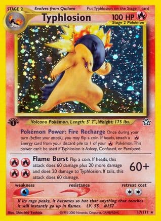 Typhlosion 017/111 - Neo Genesis 1st Edition Holofoil