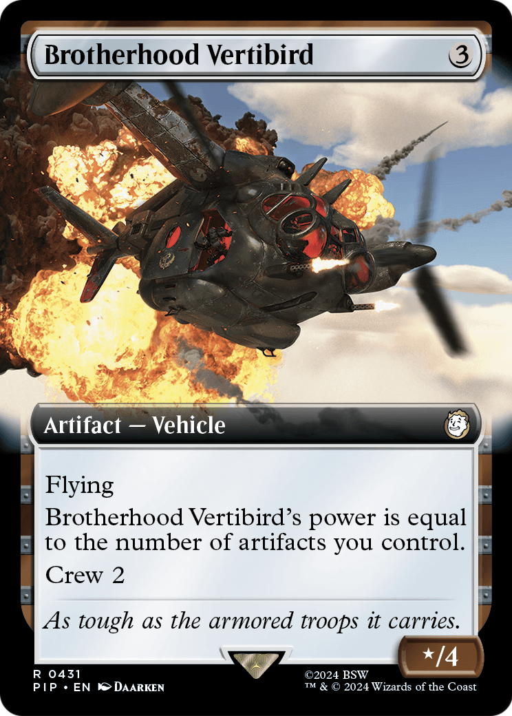 Brotherhood Vertibird (Extended Art) [Fallout] Foil