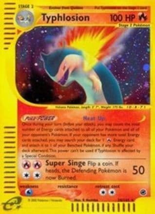 Typhlosion 28/165 - Expedition Reverse Holofoil