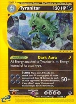 Tyranitar 66/165 - Expedition Reverse Holofoil