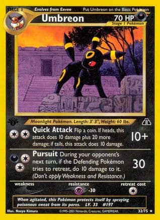 Umbreon 032/75 - Neo Discovery 1st Edition