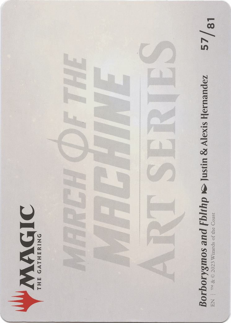 Borborygmos and Fblthp // Borborygmos and Fblthp (AMOM-057) - March of the Machine Art Series (Borderless) Foil