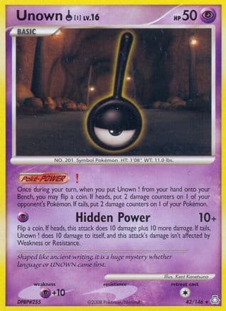 Unown (!) 42/146 - Legends Awakened Reverse Holofoil