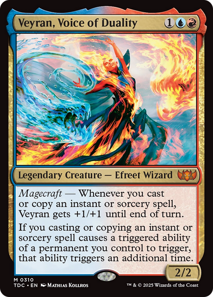 Veyran, Voice of Duality (310) [Commander: Tarkir: Dragonstorm]