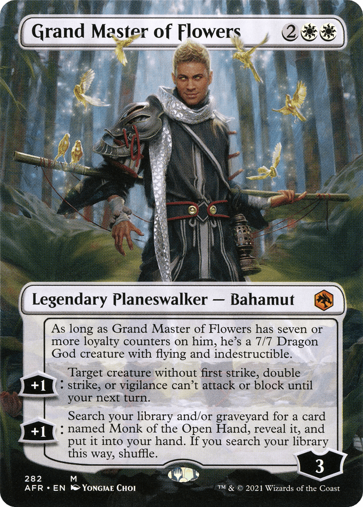 Grand Master of Flowers (Borderless) [Dungeons & Dragons: Adventures in the Forgotten Realms] Foil