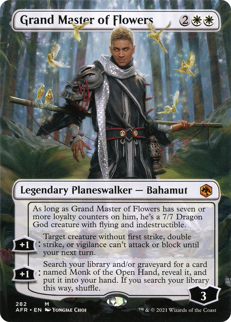 Grand Master of Flowers (Borderless) [Dungeons & Dragons: Adventures in the Forgotten Realms] Foil