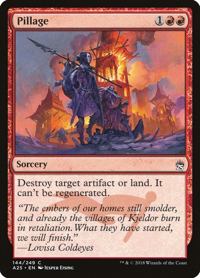 Pillage 144/249 (Masters 25) 