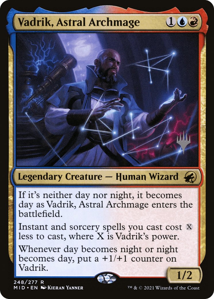 Vadrik, Astral Archmage (Promo Pack) [Innistrad: Midnight Hunt Promos] Foil