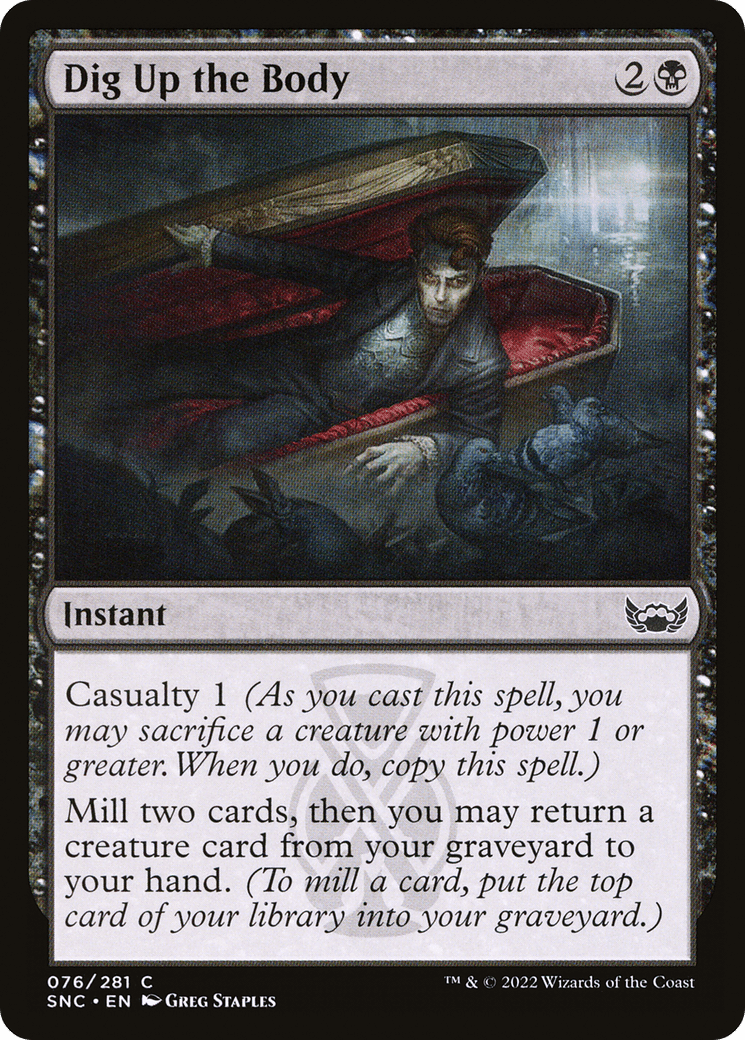 Dig Up the Body [Streets of New Capenna] Foil