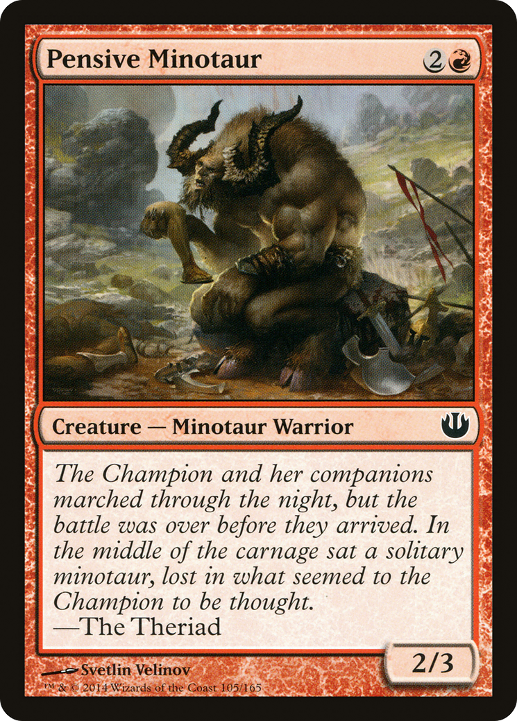 Pensive Minotaur [Journey into Nyx] Foil