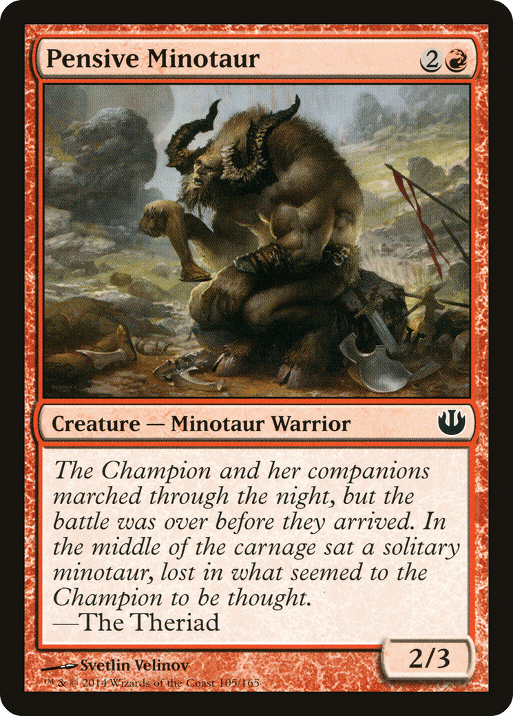 Pensive Minotaur [Journey into Nyx] Foil