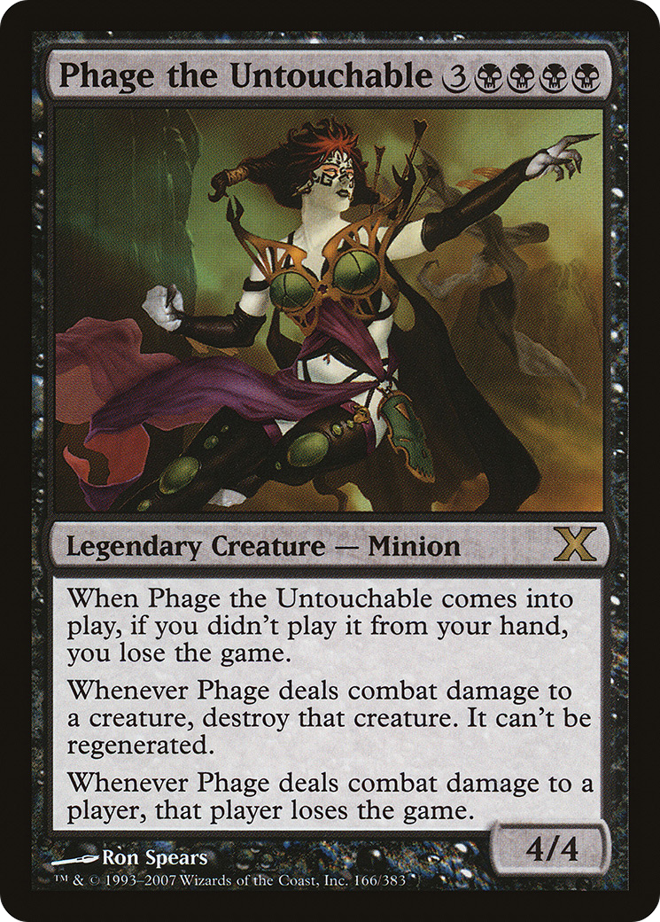 Phage the Untouchable [Tenth Edition] Foil