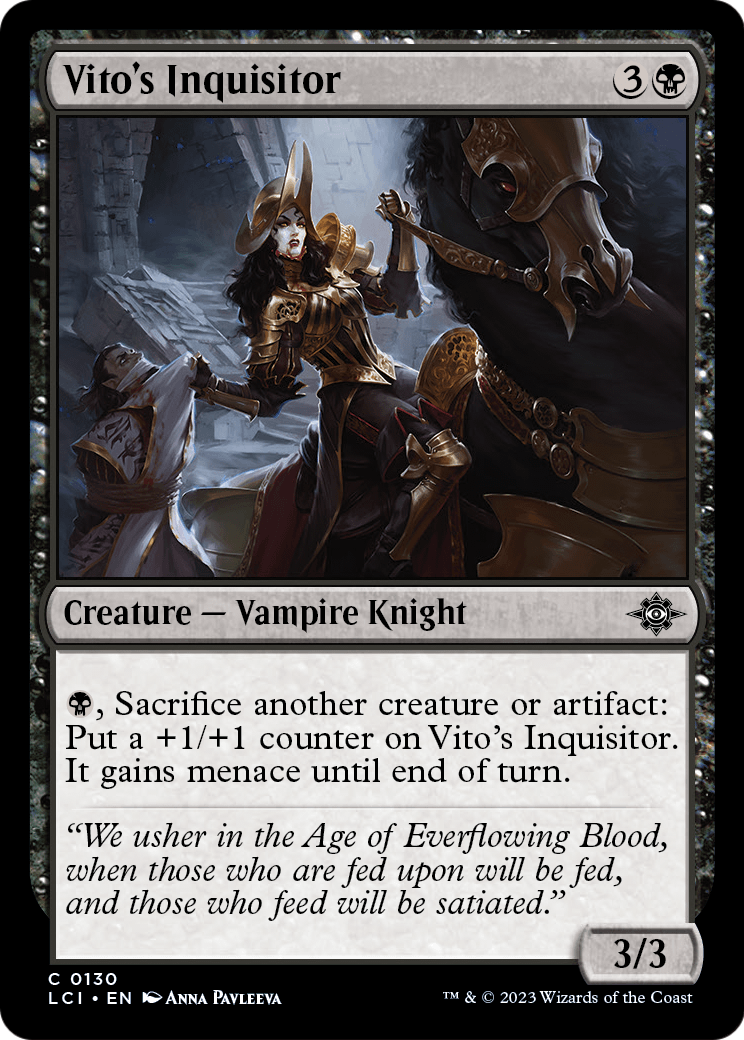Vito's Inquisitor [The Lost Caverns of Ixalan] Foil
