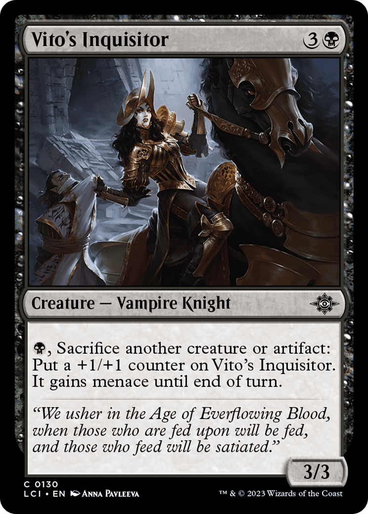 Vito's Inquisitor [The Lost Caverns of Ixalan] Foil