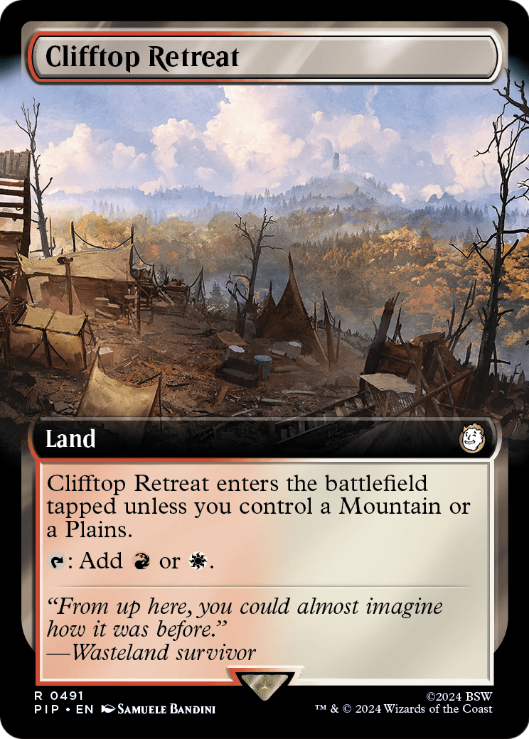 Clifftop Retreat (Extended Art) [Fallout] Foil