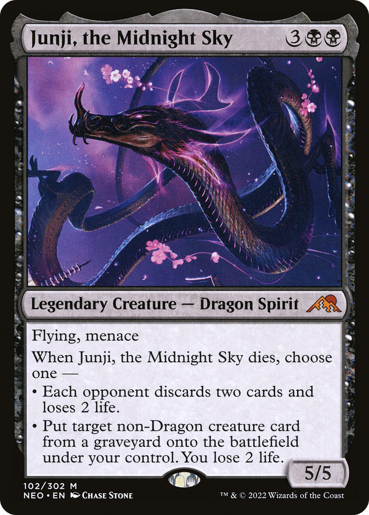 Junji, the Midnight Sky [Kamigawa: Neon Dynasty] Foil