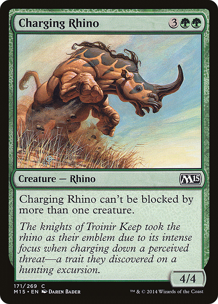 Charging Rhino [Magic 2015] Foil