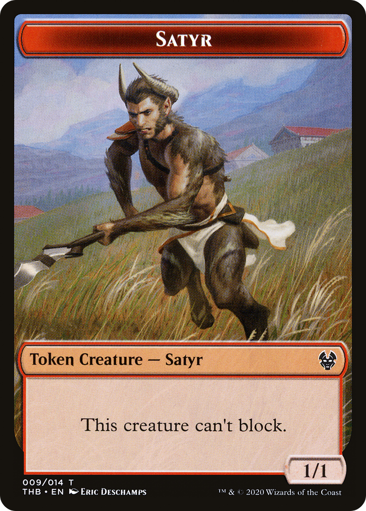 Satyr (TTHB-009) - Theros Beyond Death Tokens Foil