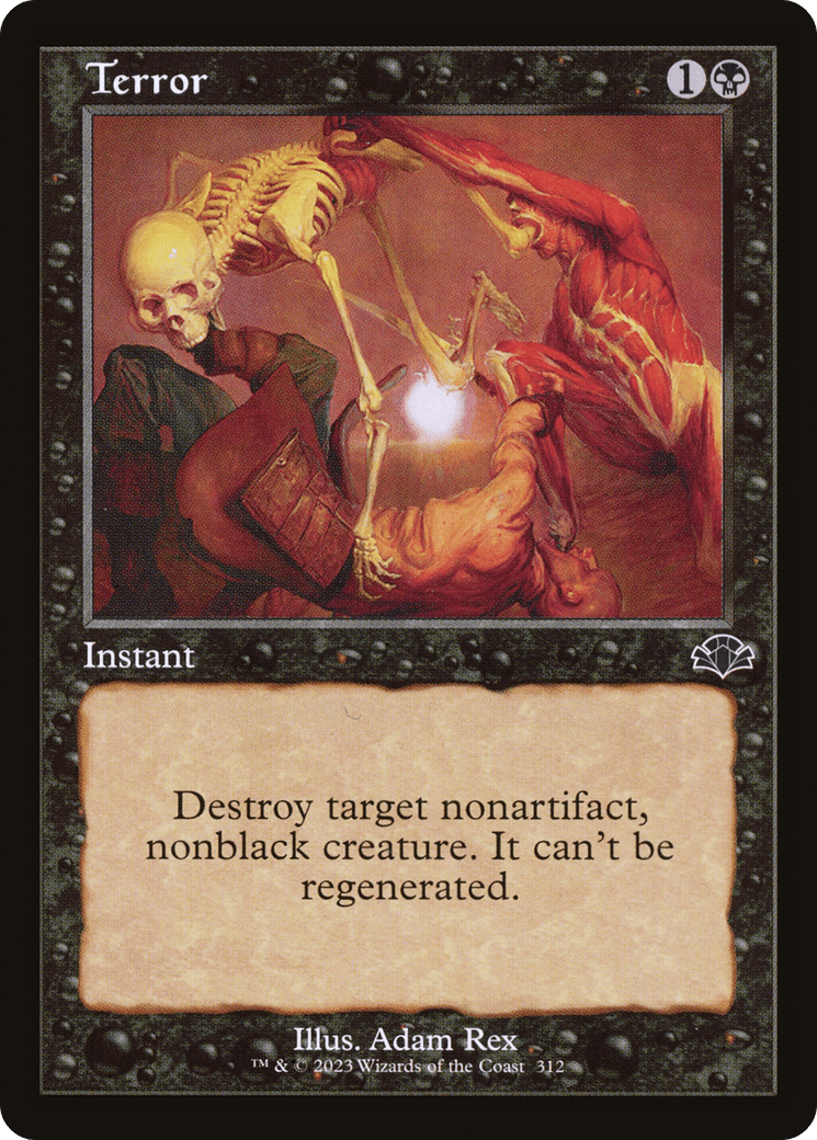 Terror (Retro) [Dominaria Remastered] Foil