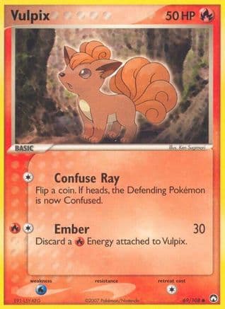 Vulpix 069/108 - Power Keepers Reverse Holofoil
