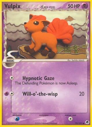 Vulpix (Delta Species) 070/101 - Dragon Frontiers Reverse Holofoil