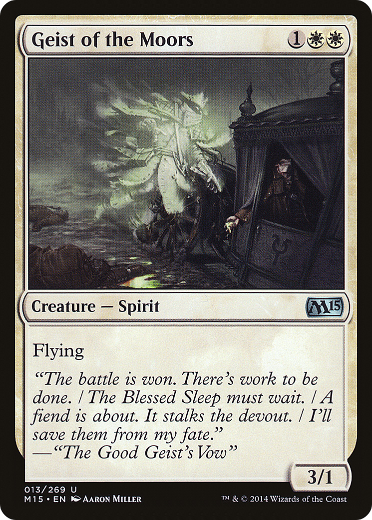 Geist of the Moors [Magic 2015] Foil