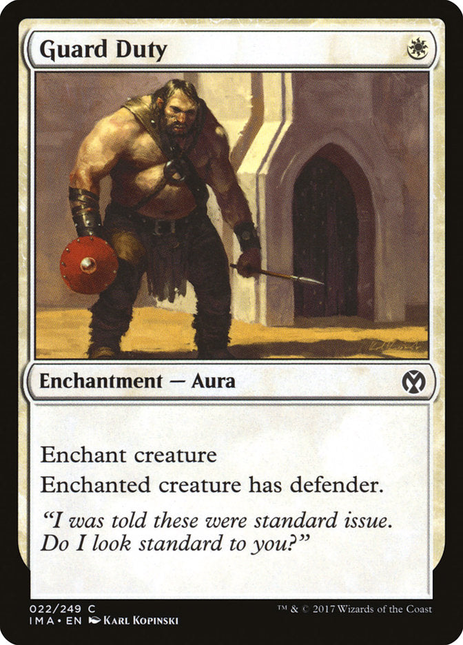 Guard Duty 22/249 (Iconic Masters)  - Foil