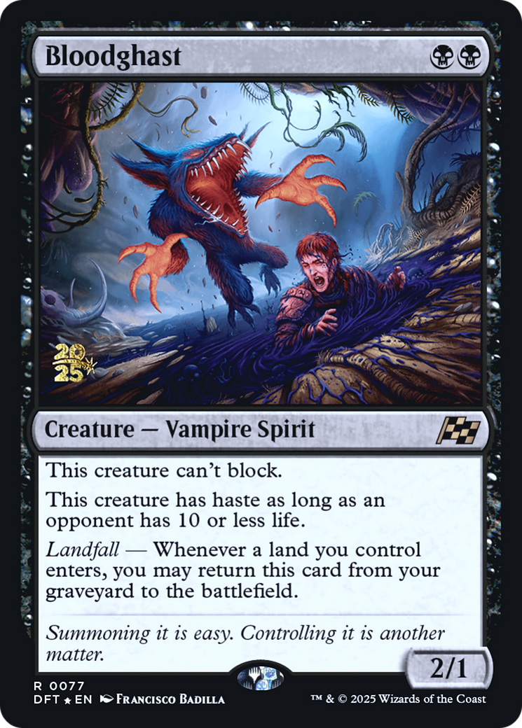 Bloodghast (-077) [Prerelease Cards]  Foil