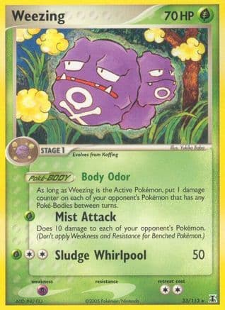 Weezing 033/113 - Delta Species Reverse Holofoil