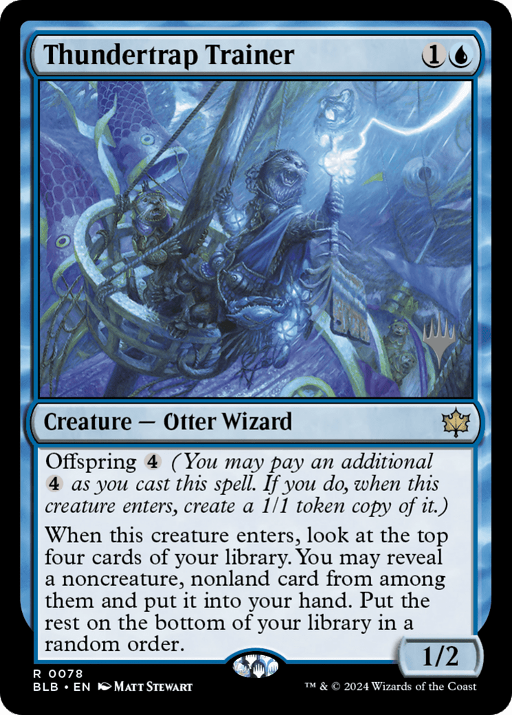 Thundertrap Trainer (Promo Pack) [Bloomburrow Promos] Foil