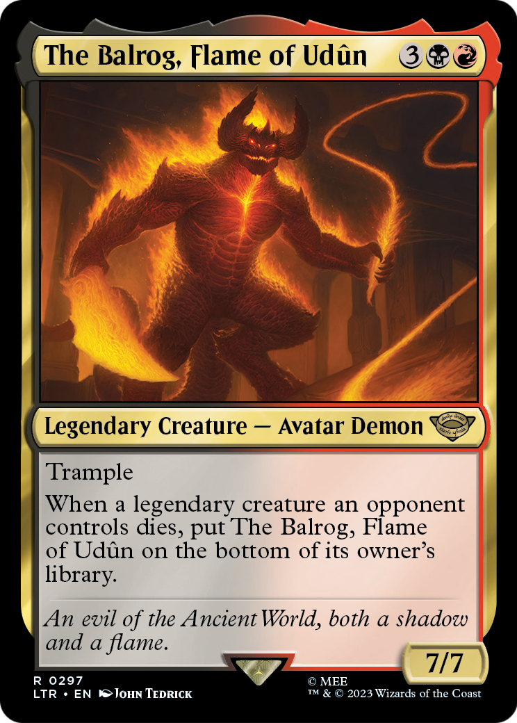 The Balrog, Flame of Udun [The Lord of the Rings: Tales of Middle-Earth] Foil