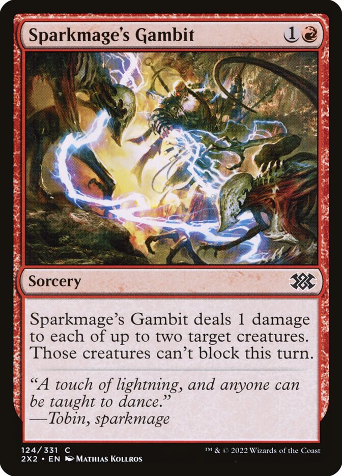 Sparkmage's Gambit 124/331 (Double Masters 2022) 