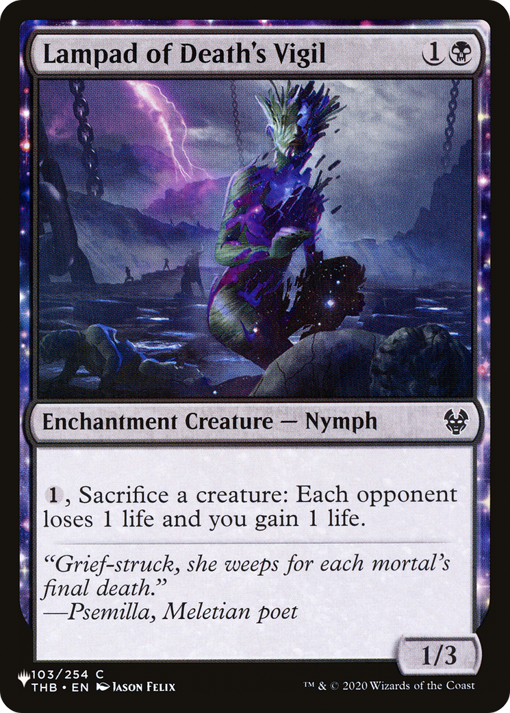 Lampad of Death's Vigil |  (THB-103) [The List]