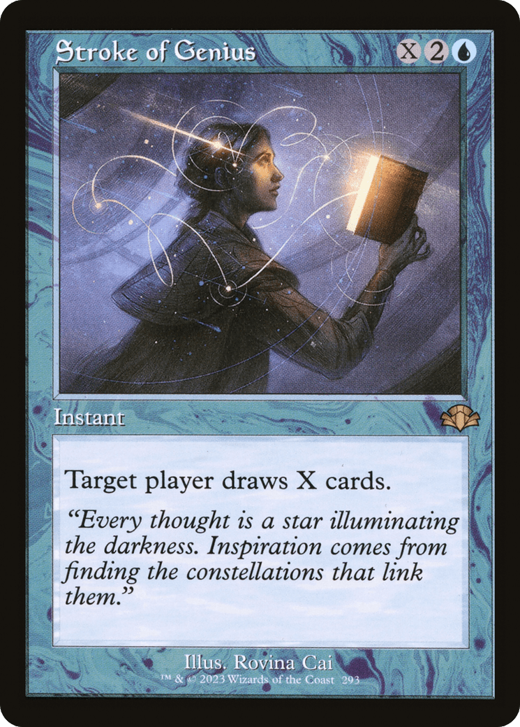 Stroke of Genius (Retro) [Dominaria Remastered] Foil